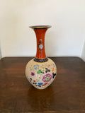 Vintage Porclain Asian Floral Vase