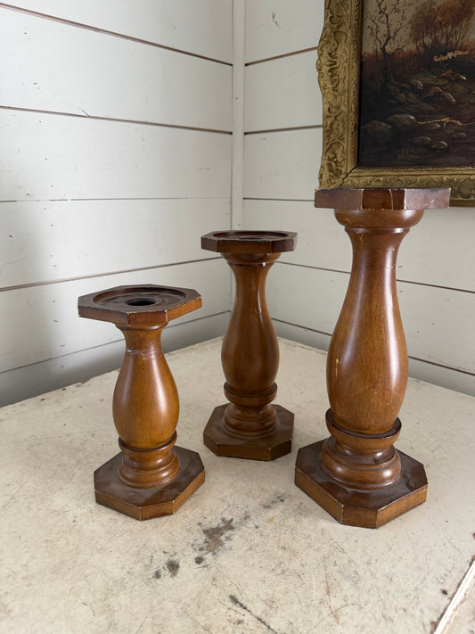 Set of 3 candlesticks