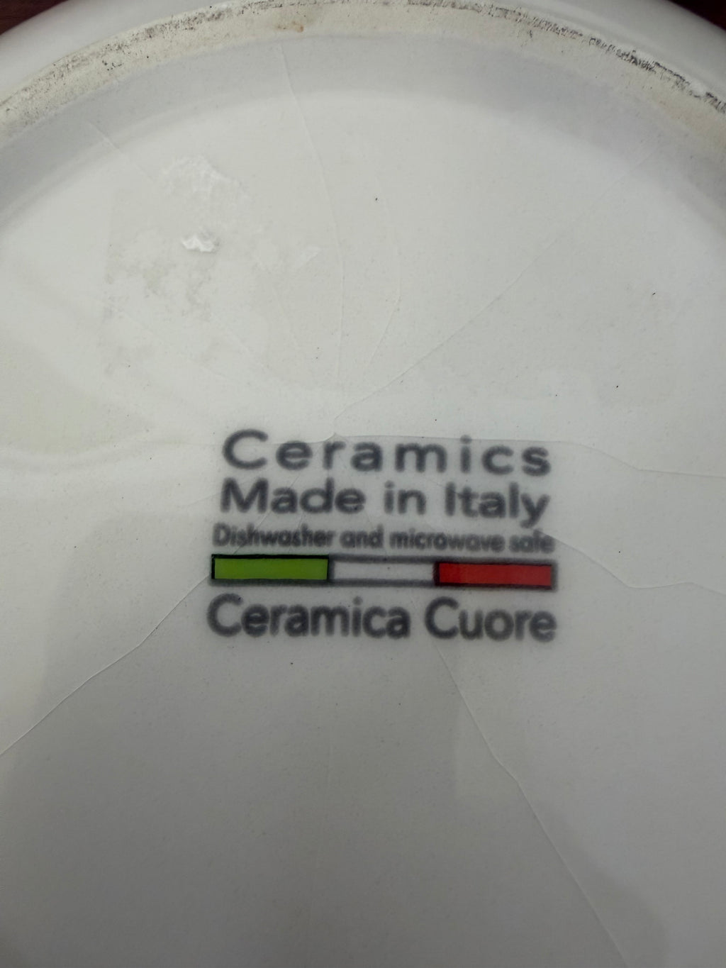 Italian Ceramic Bowl with Village Scene