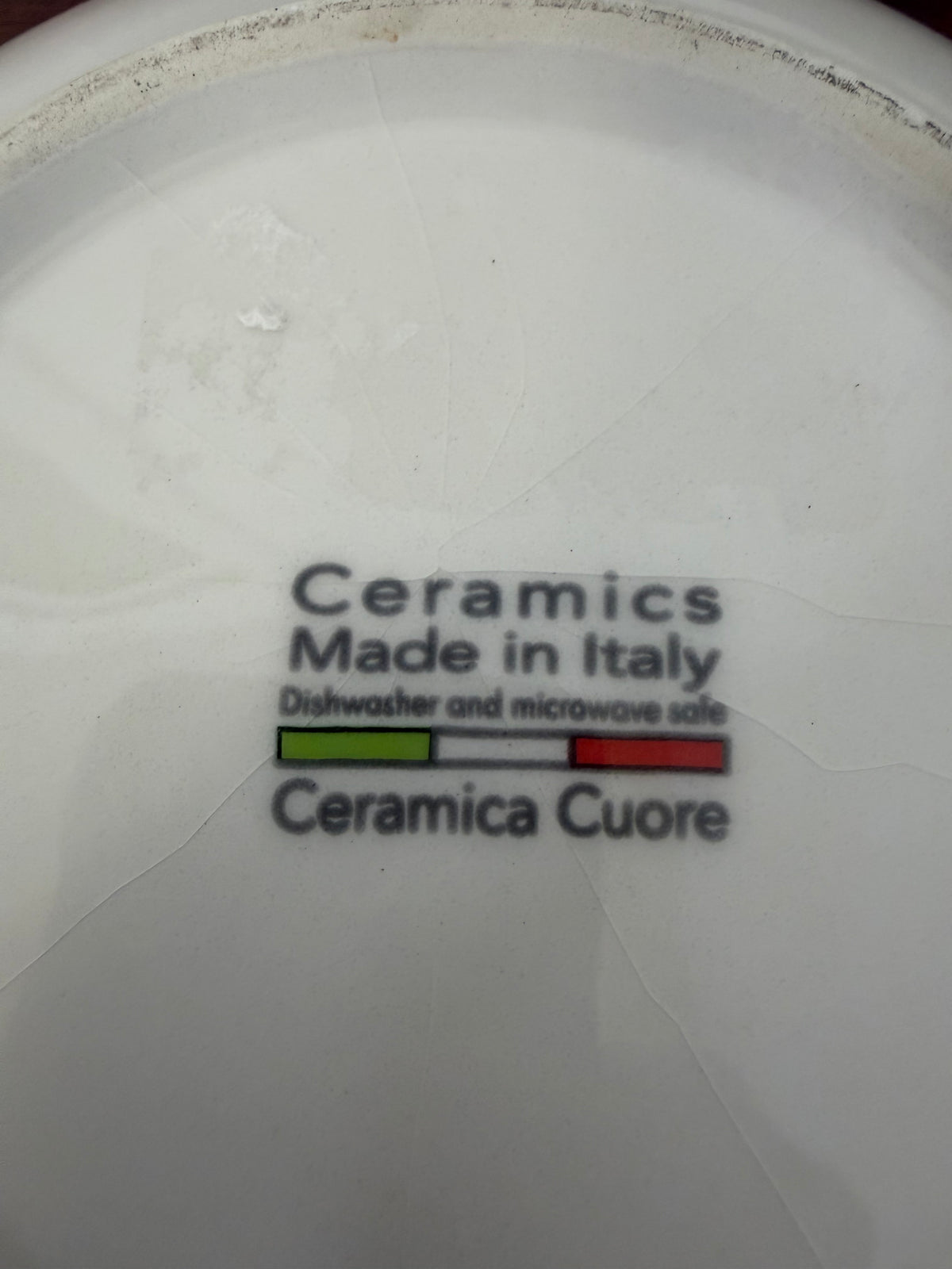 Italian Ceramic Bowl with Village Scene