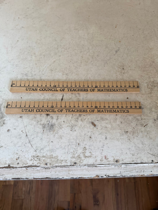 Vintage ruler in Centimeters - sold individually - Utah Council of teachers of mathematics