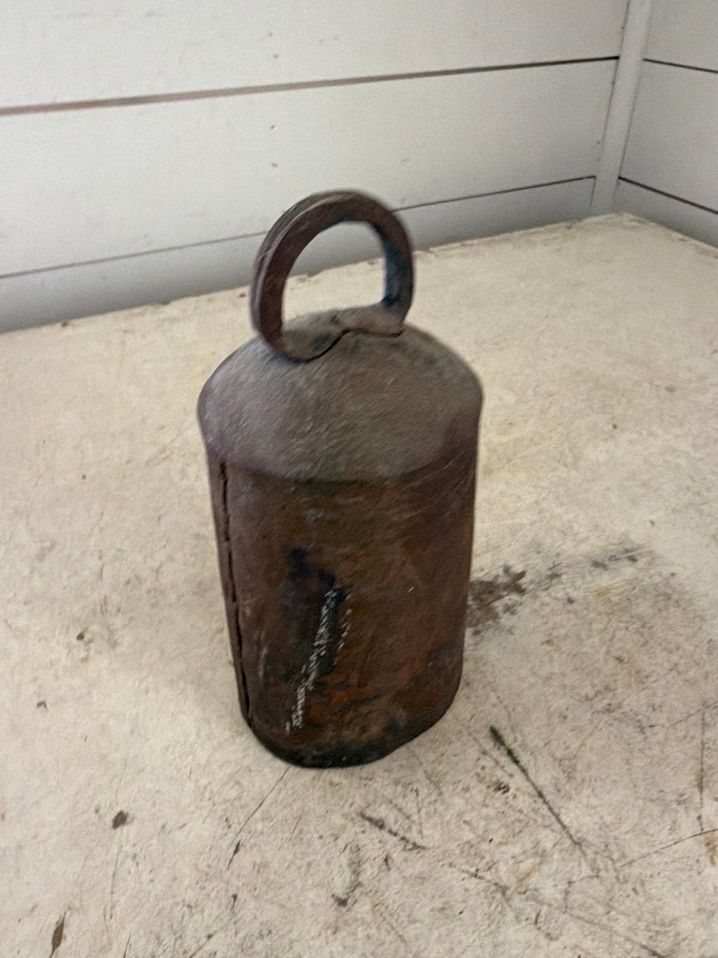 Antique Iron Large Cow Bell