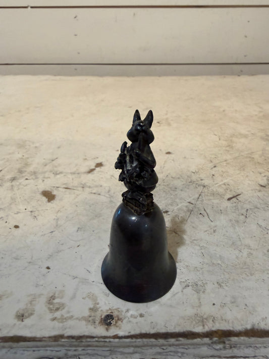 Vintage metal Bunny bell
