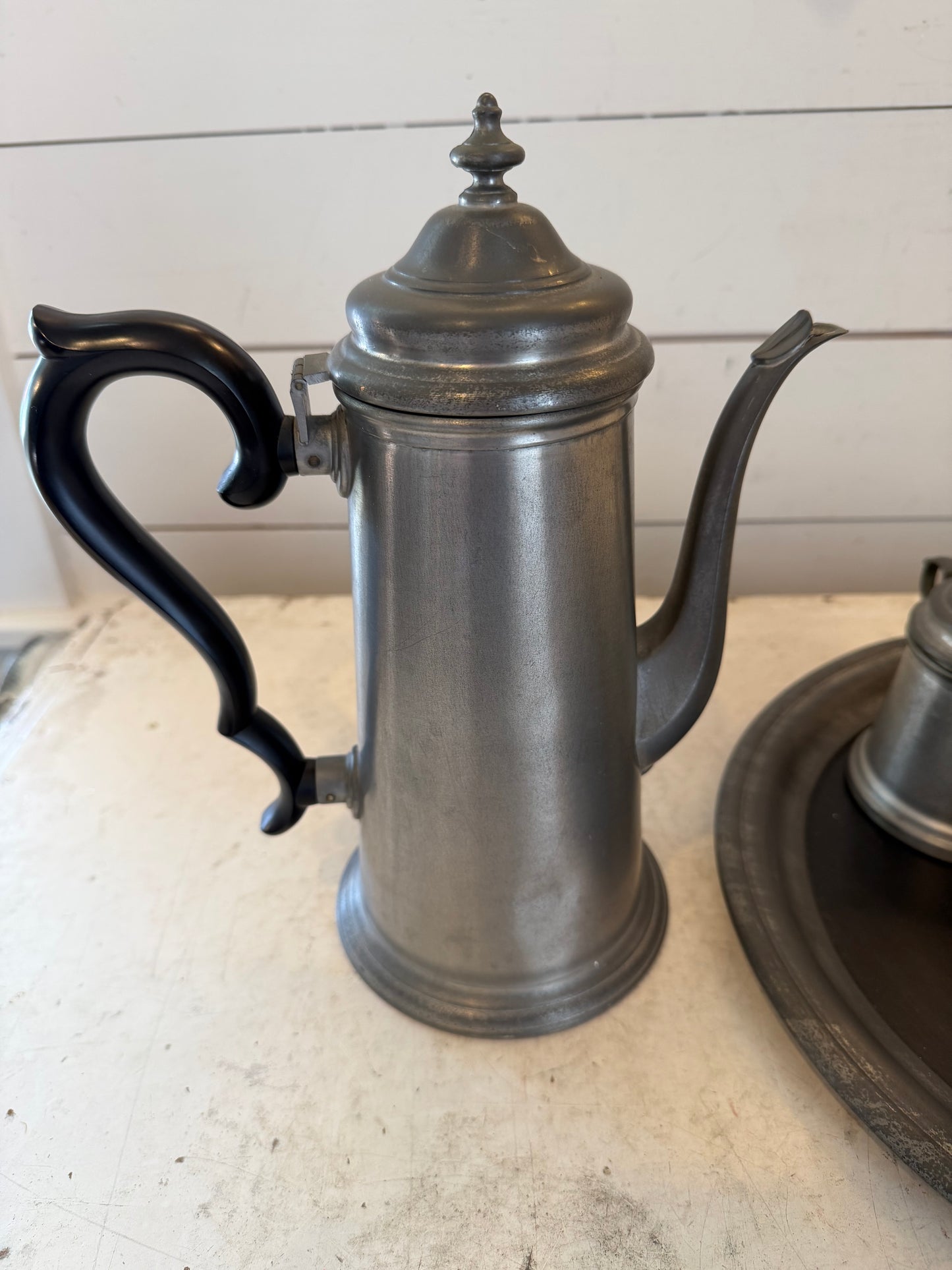 Vintage International Pewter coffee or tea Set