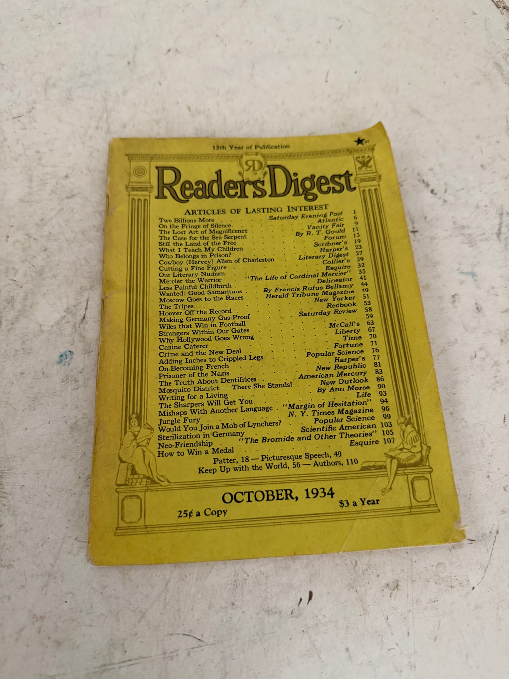 Vintage Lot of Readers Digest Magazines