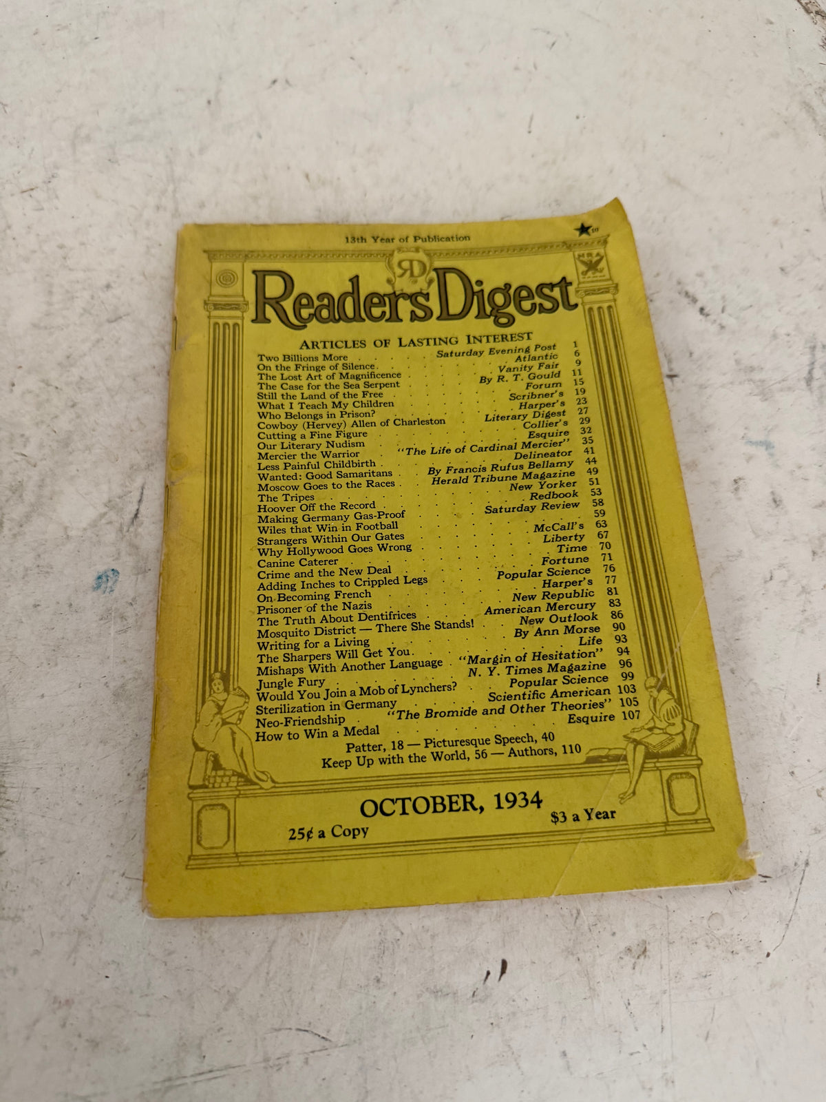 Vintage Lot of Readers Digest Magazines