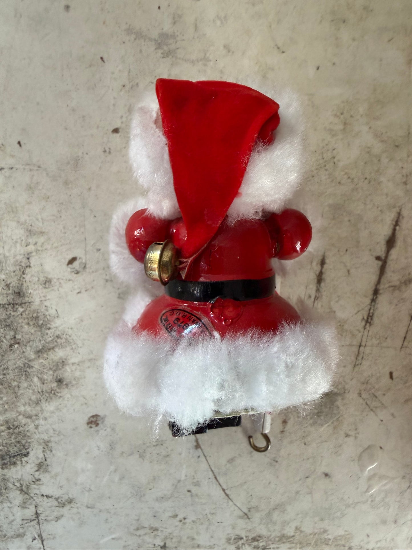 Vintage wood shelf sitter, Santa