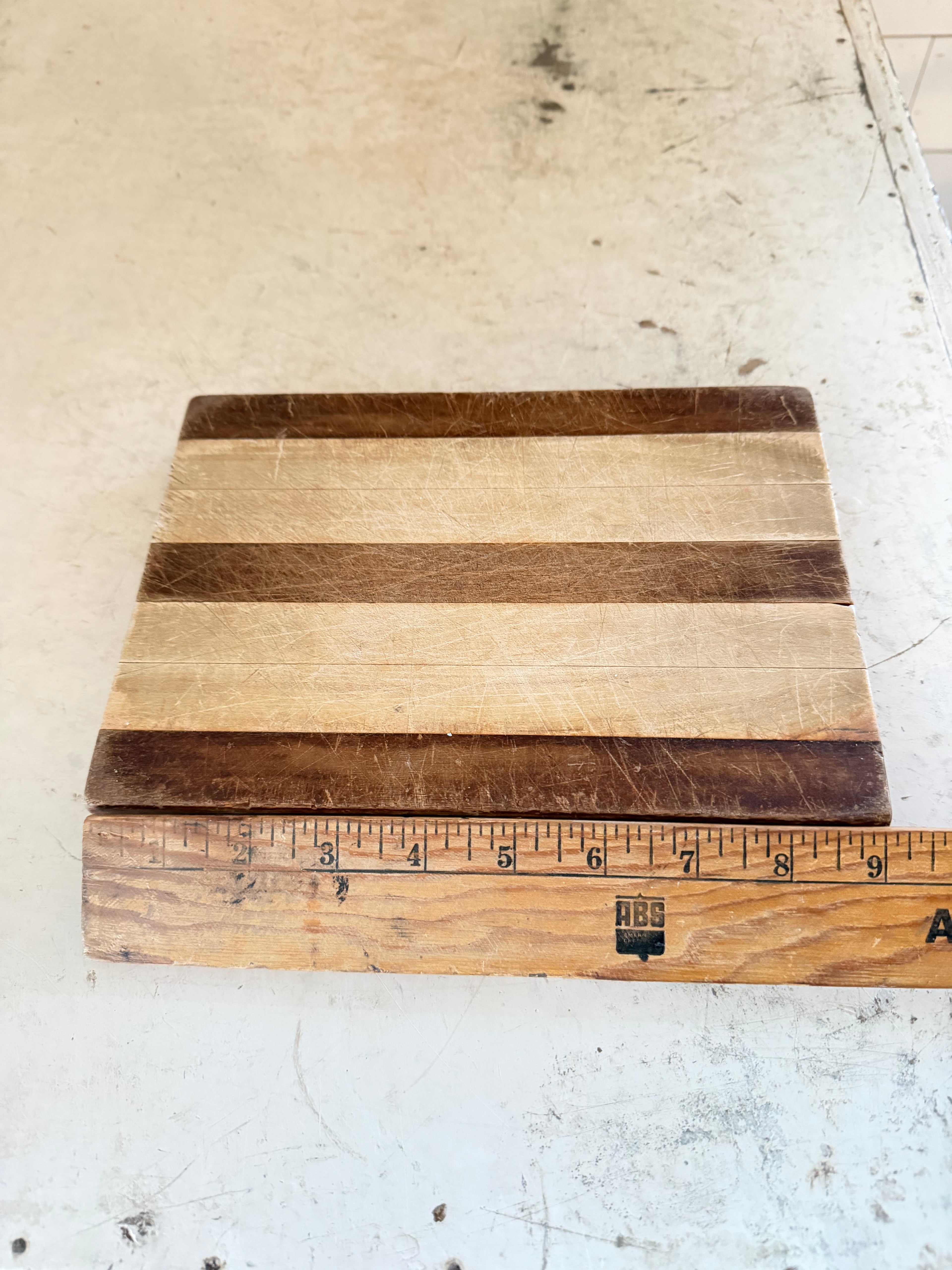 Medium Laminated Walnut and Maple Cutting Board - Will Get Oiled