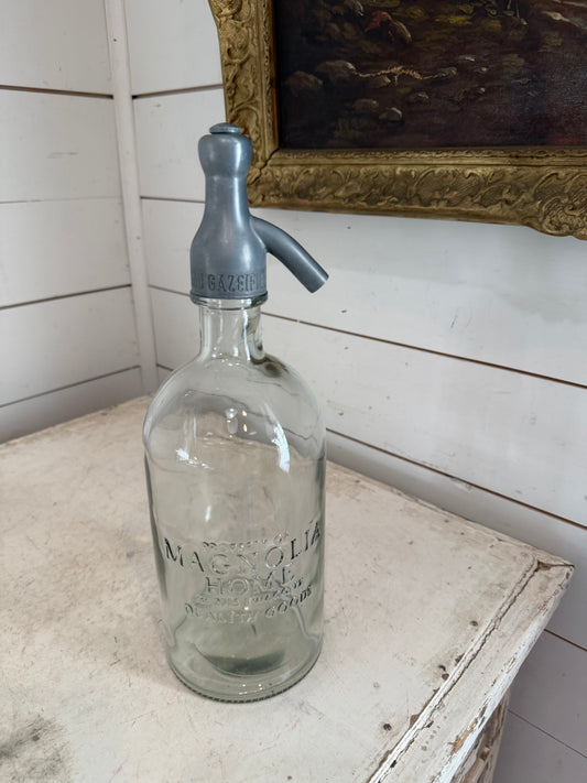 Magnolia Vintage Style Seltzer Bottle