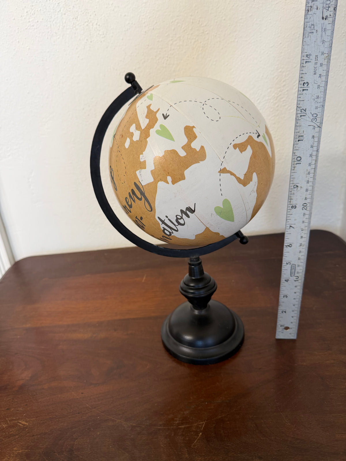 Tabletop globe will get makeover