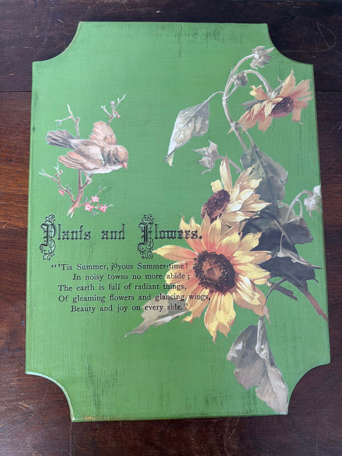 Hand Painted Decor Cutting Board 15”