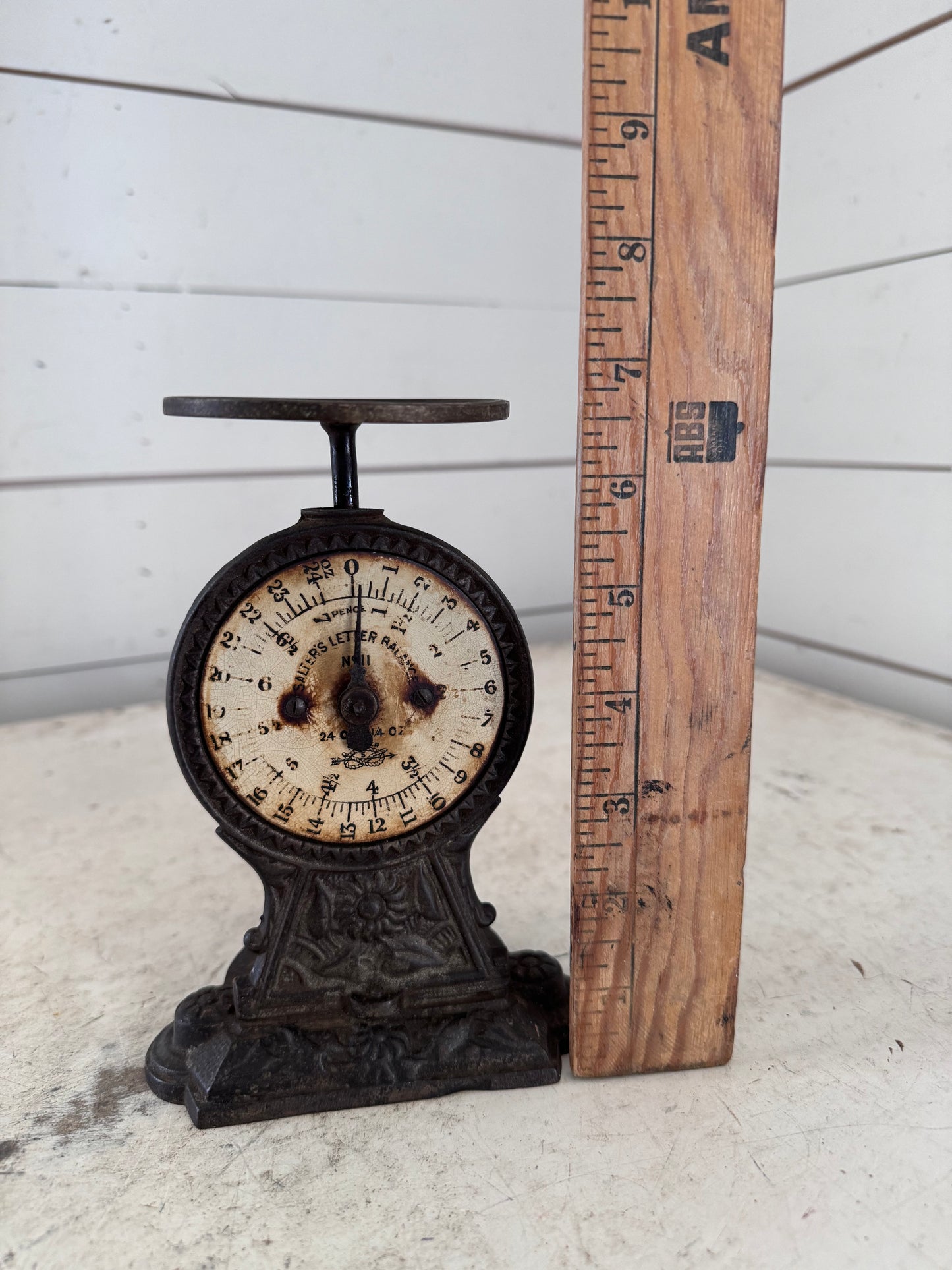 Antique Cadt Iron Scale Salter’s Letter Ballance