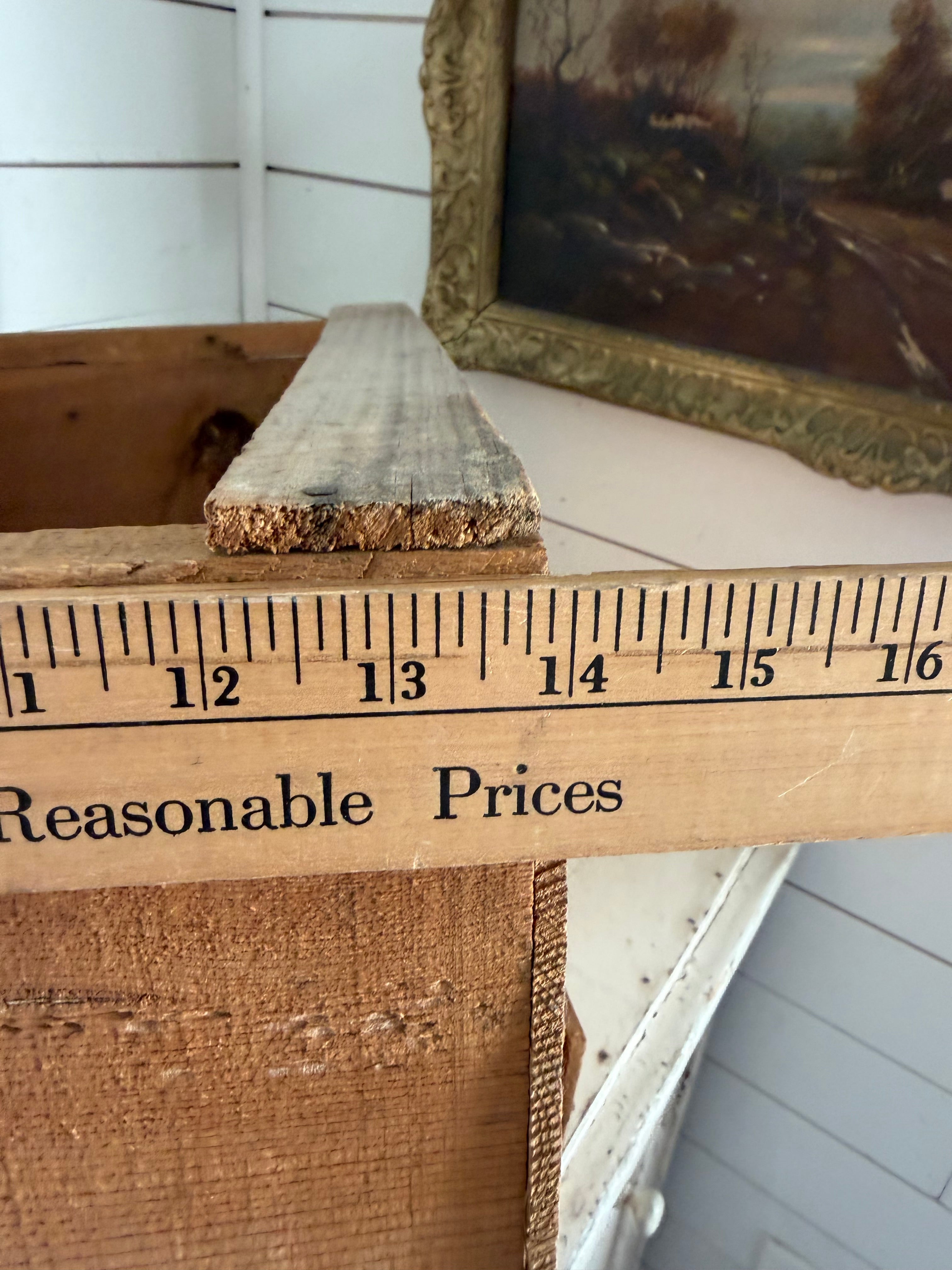 Vintage Wood Fruit Box w/Label Advertising - sold individually