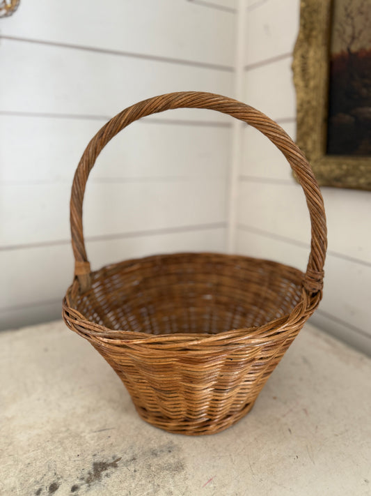 Wicker Harvest Basket