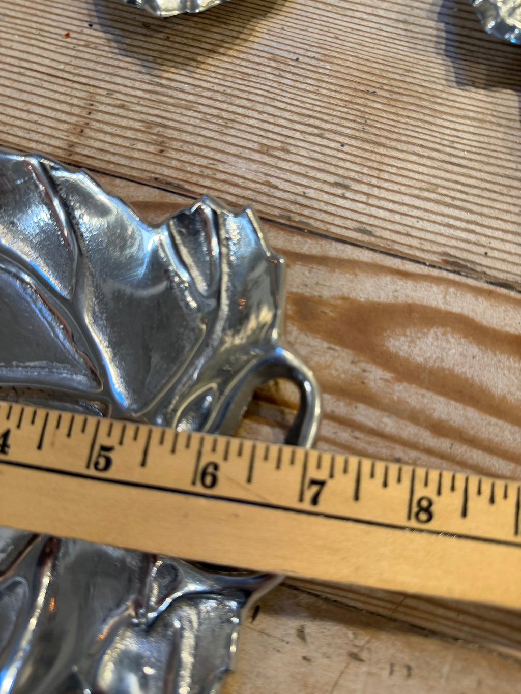 silver-toned leaf trays sold individually