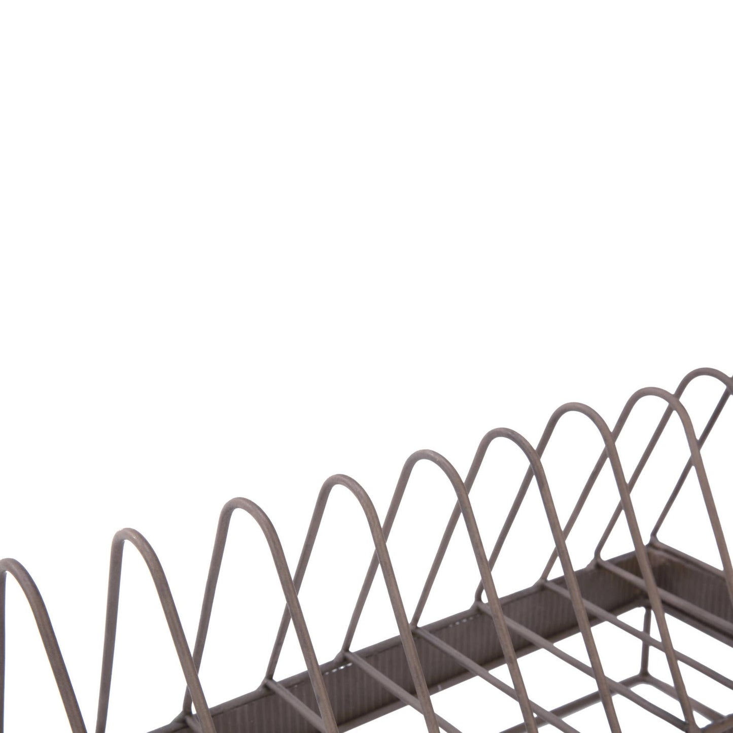 Elongated Plate Display Rack with 20 slots