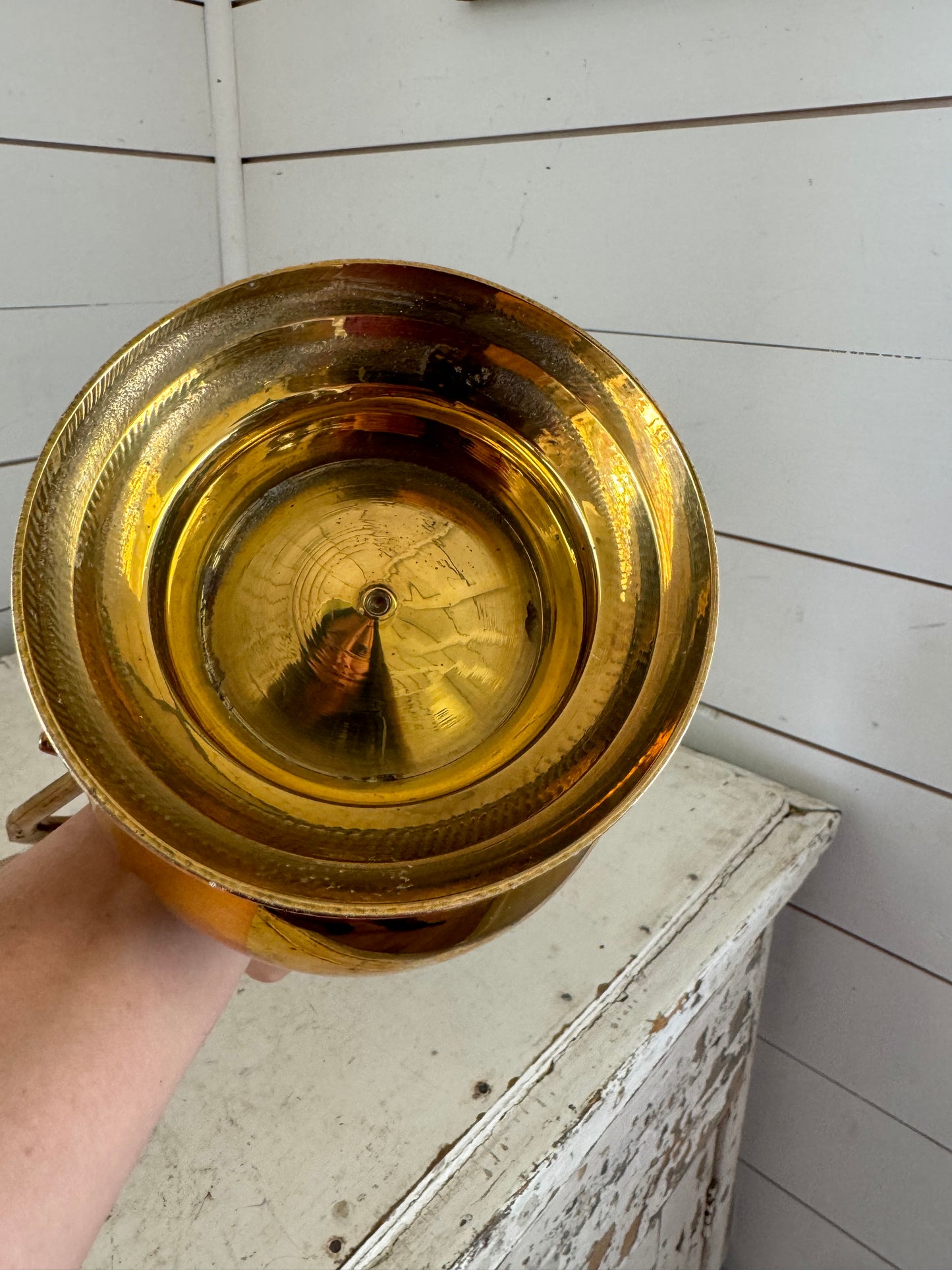 Vintage Brass Pitcher