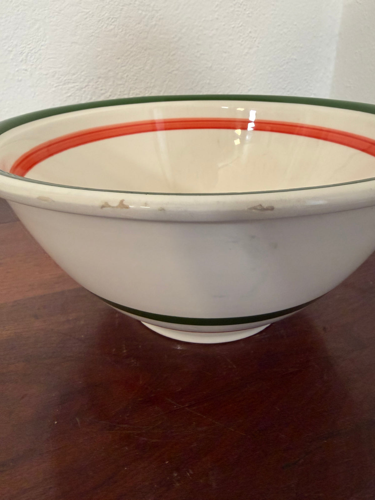 Vintage Ceramic Pasta Bowl Made In Italy