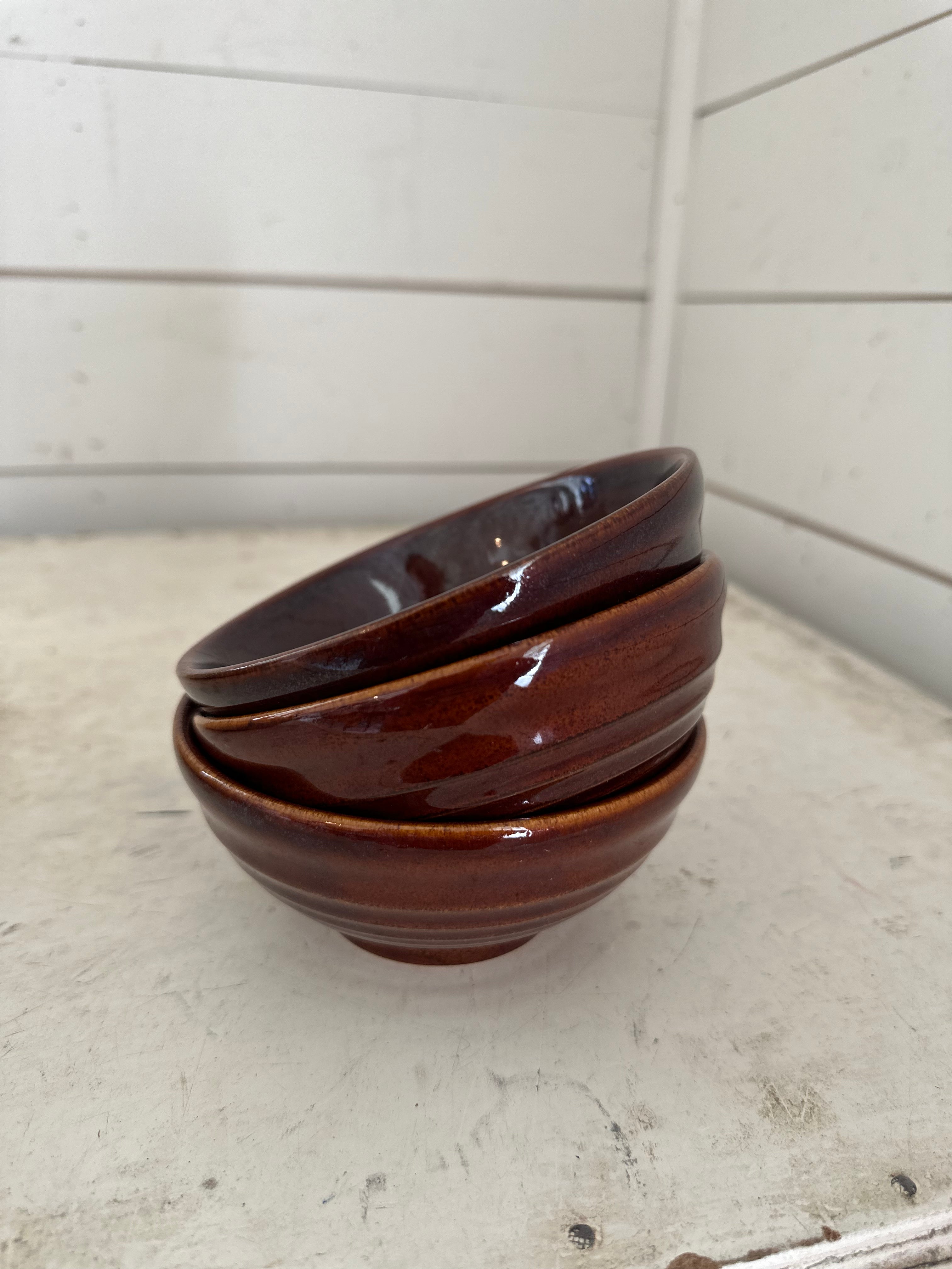 Brown Churchill Snack Bowl