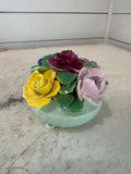 Royal Malvern Floral Rose Sculpture as is