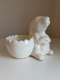 Bunny with egg planter