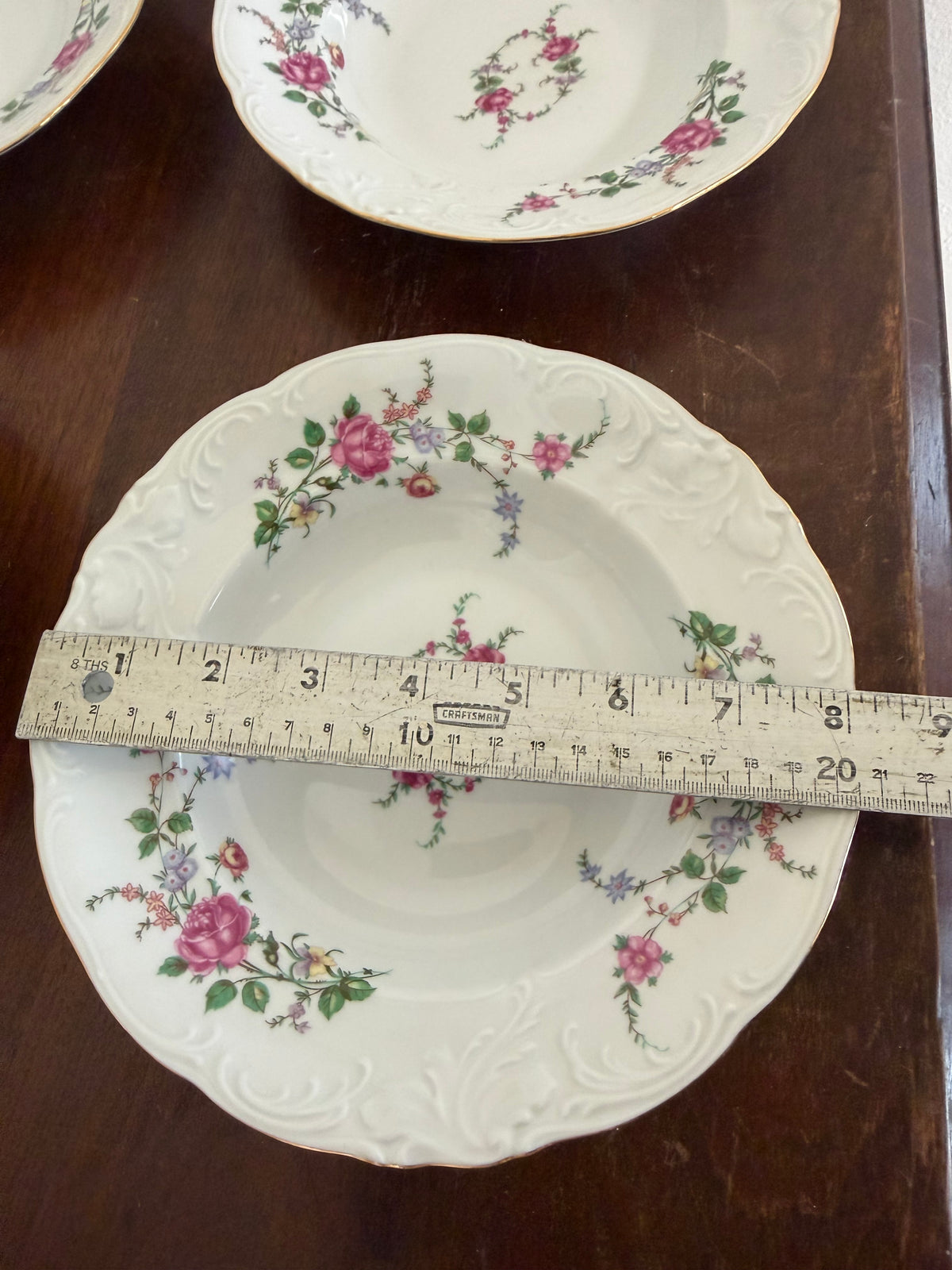 Royal Kent Collection Poland Bavarian Rose China Round Bowl - Sold individually