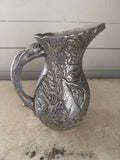 Arthur Court Designs Bunny Rabbit Pitcher Metal Aluminum 1989