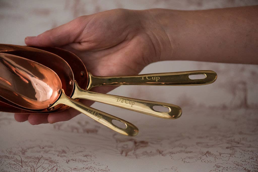 Copper Measuring Scoops cups