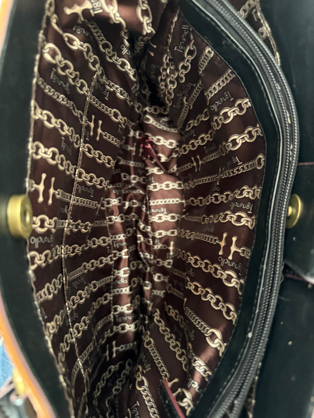 TIGNANELLO TRI-color LEATHER PURSE