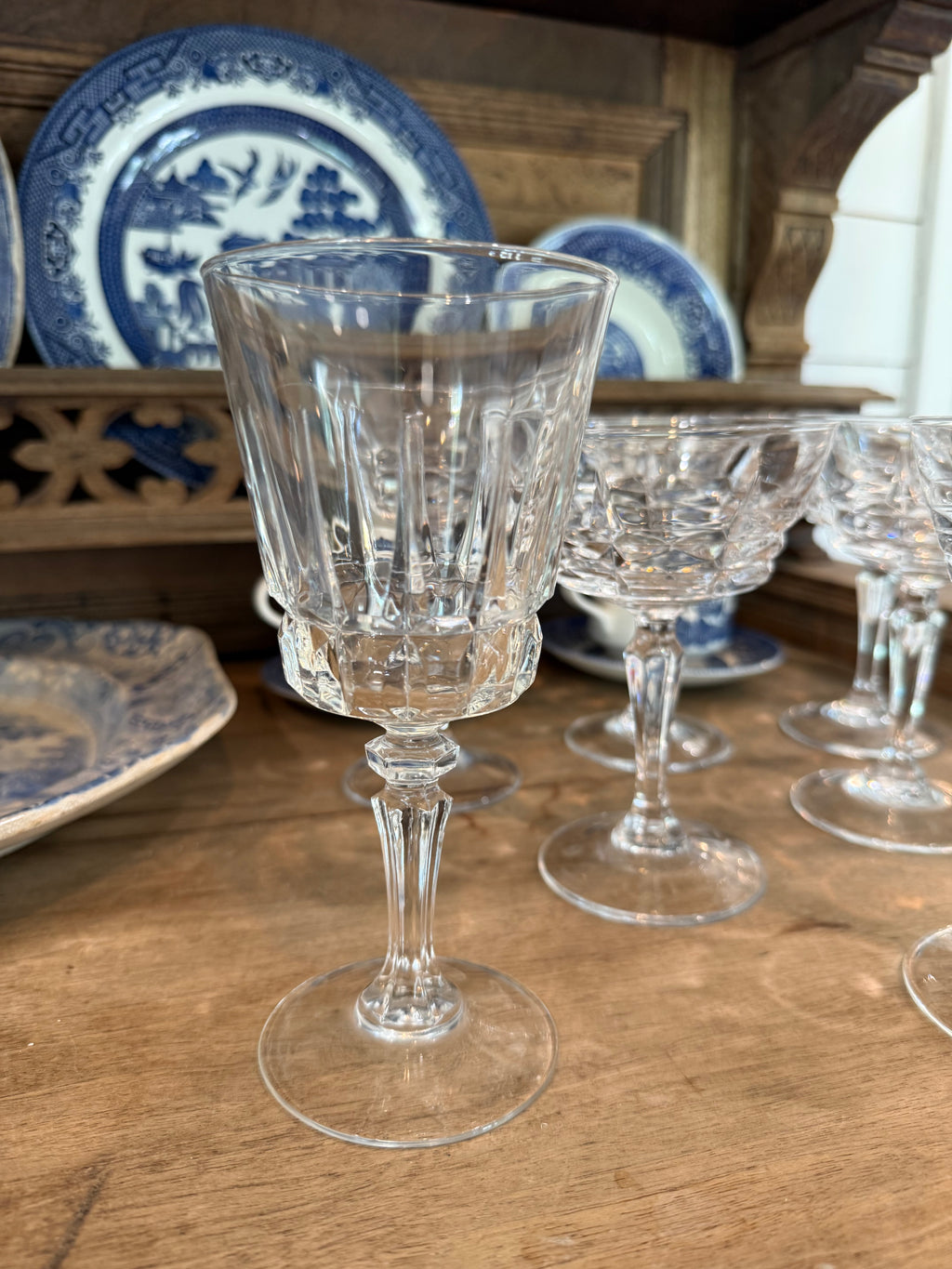Cristal D'Arques Durand Chateaudun crystal champagne/tall sherbet glass sold individually