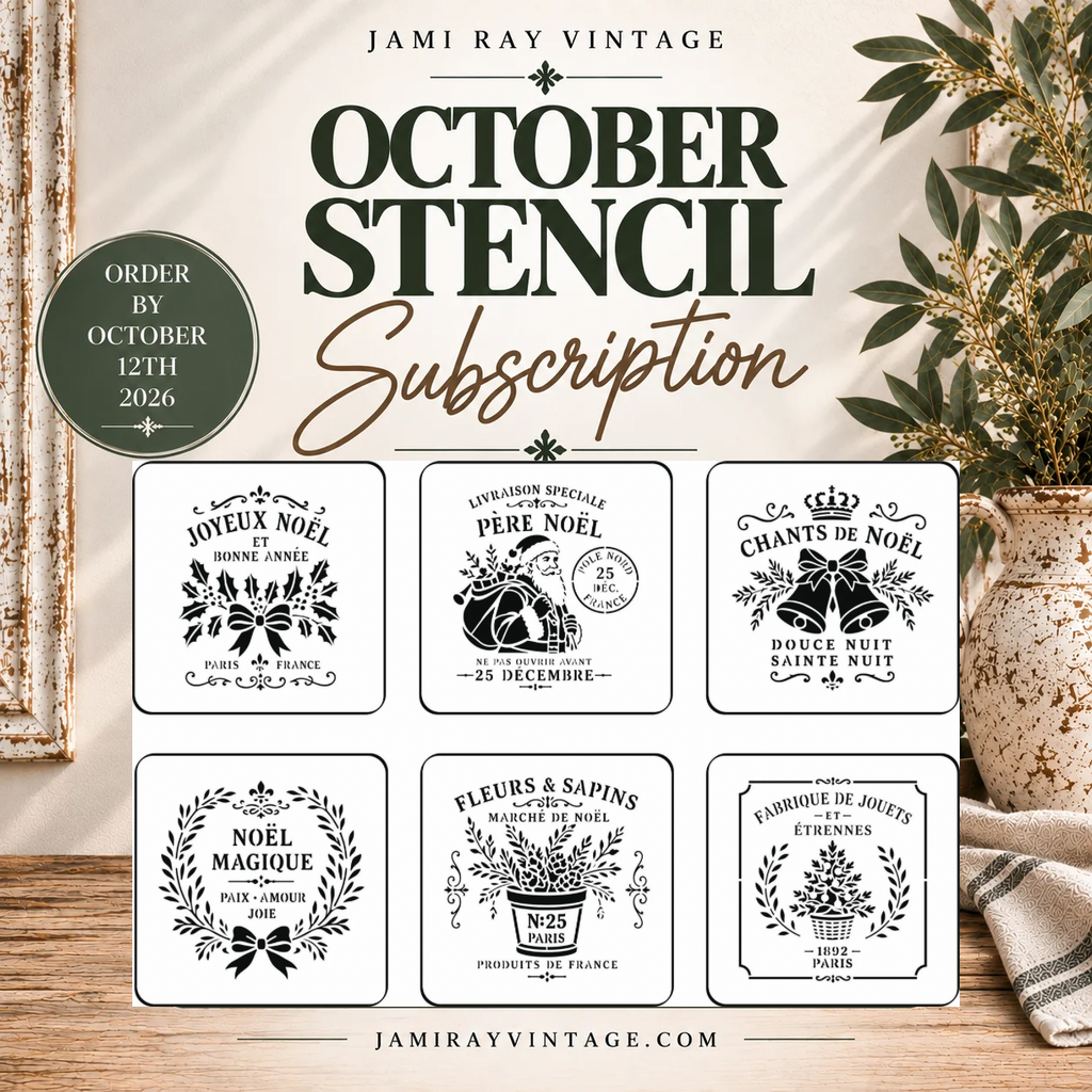 JRV Stencil Subscription | Sign Up by 10/12/26 To Get October 2026 Stencils