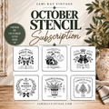 JRV Stencil Subscription | Sign Up by 10/12/26 To Get October 2026 Stencils