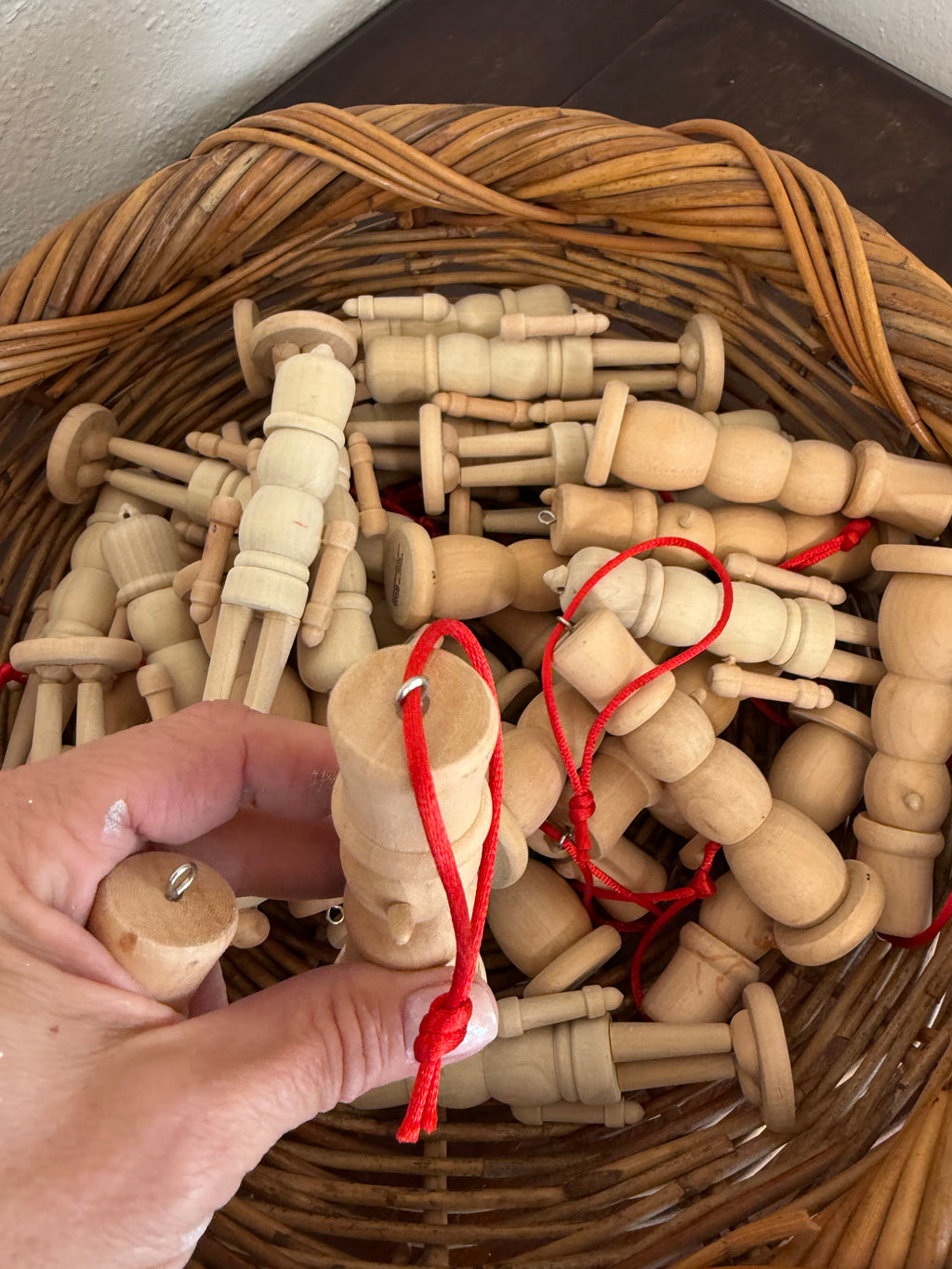 Unfinished Nutcracker Ornaments As Shown Set