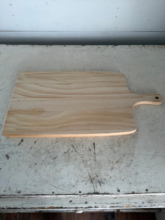 Wood Cutting Board With Handle - Will get makeover