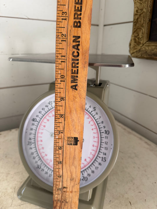 Winco 50lb scale sold as is - has crack in plastic face