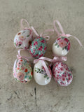 Set of Decorative Easter Egg Pendants
