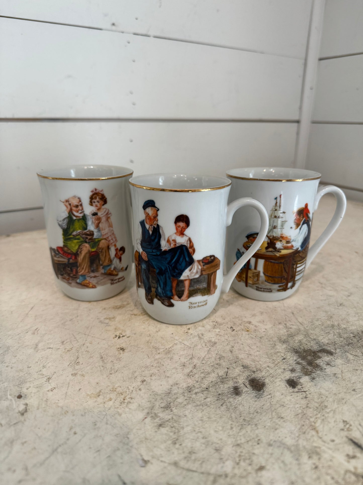 Norman Rockwell Mug - Sold Individually