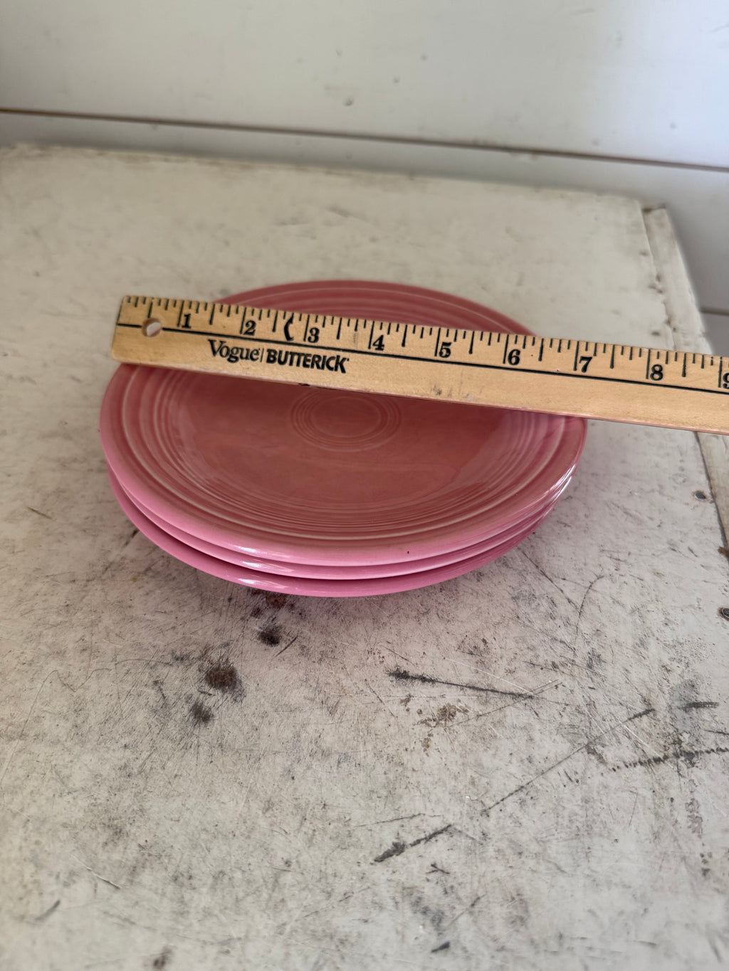 Homer Laughlin Fiestaware Pink Plate sold individually 7 inch