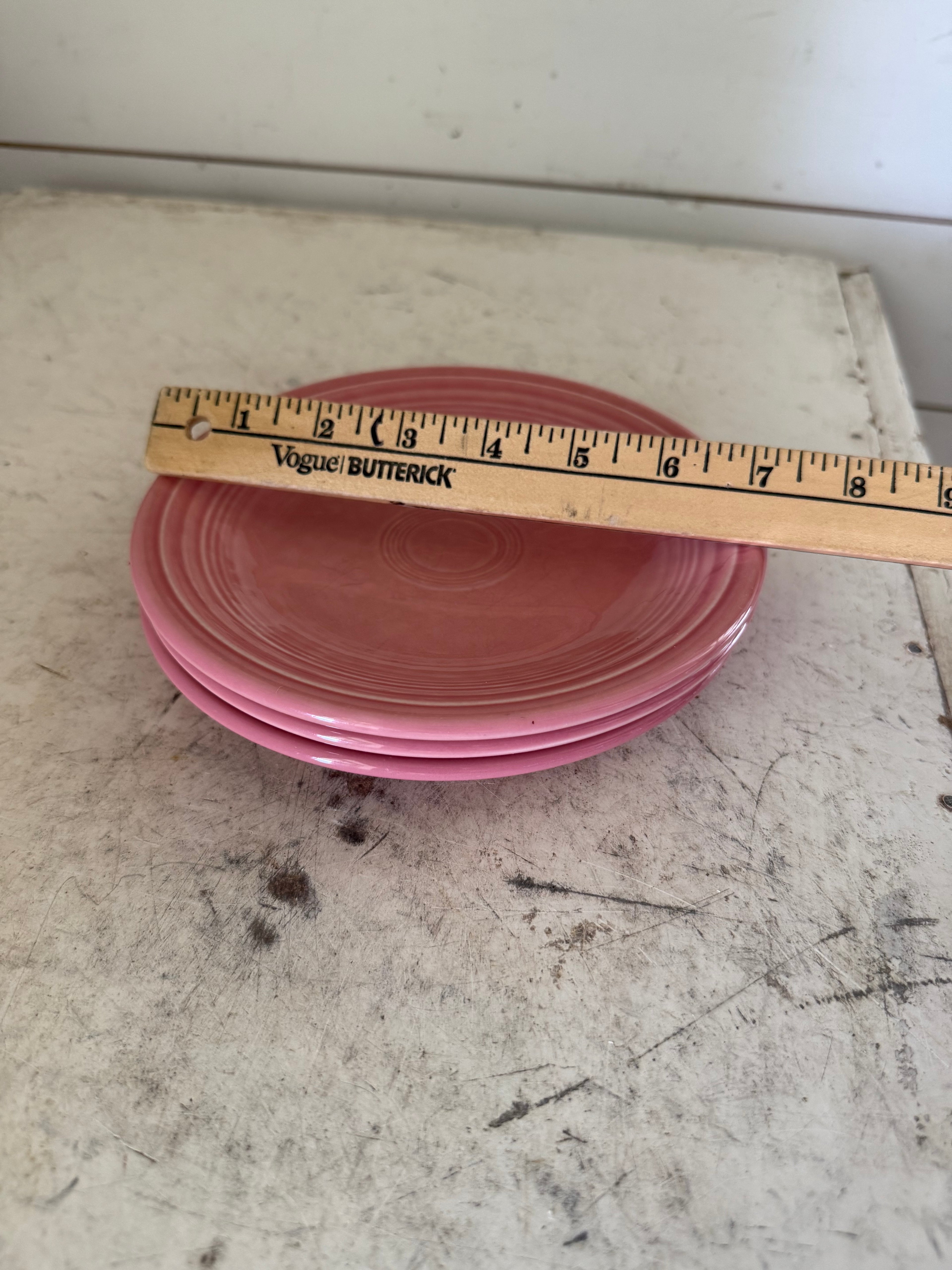 Homer Laughlin Fiestaware Pink Plate sold individually 7 inch