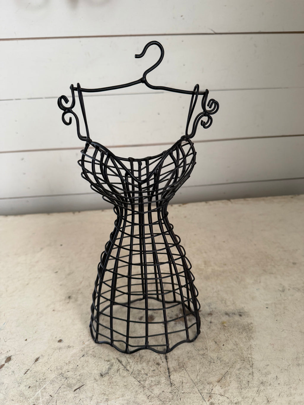 Wire Dress Form Jewelry Holder