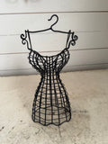 Wire Dress Form Jewelry Holder