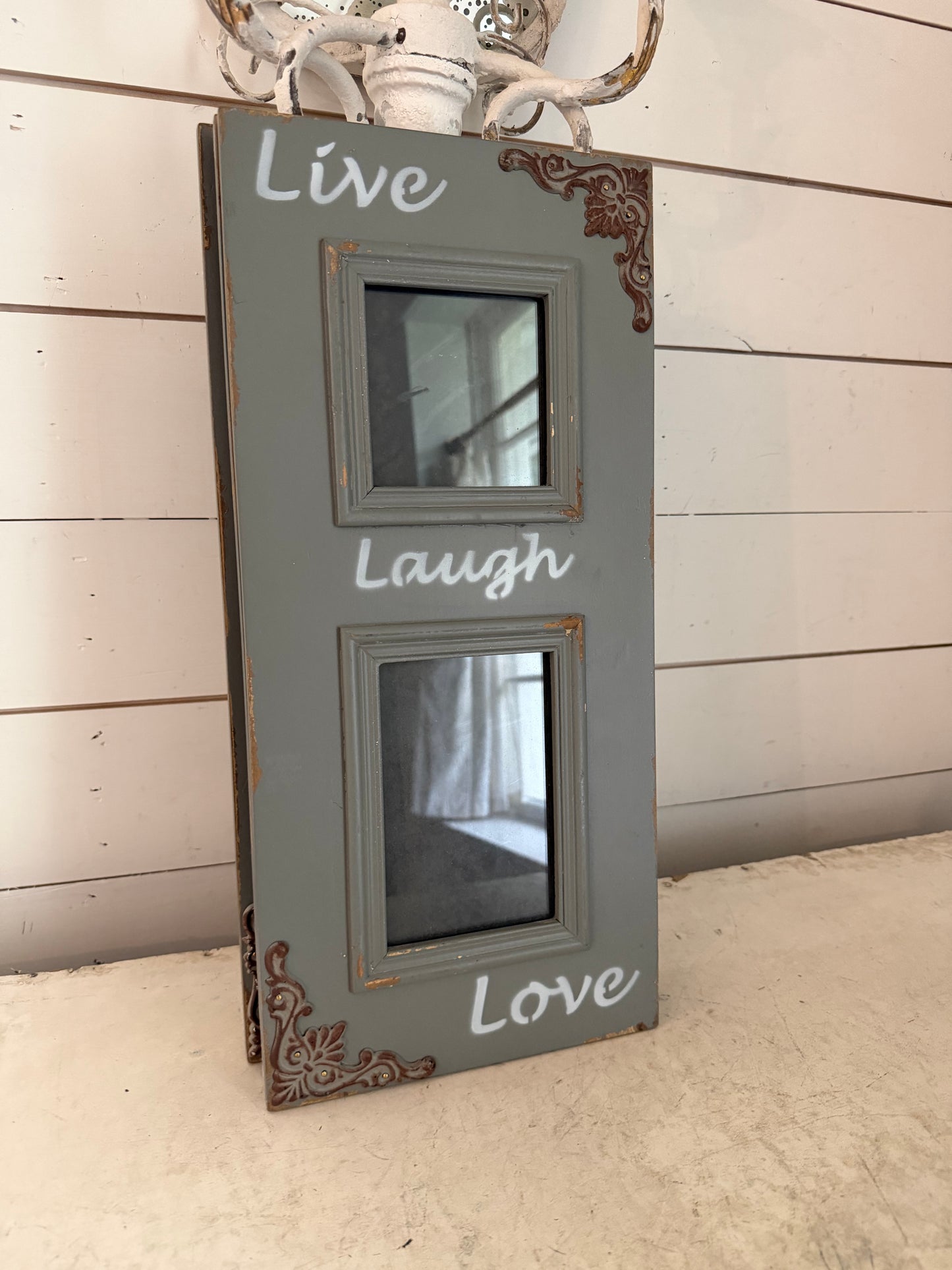 Frame for two pictures we get makeover and art sold individually