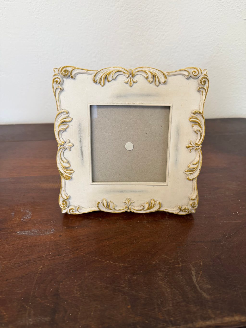 Small Square Frame with Scroll Around The Edge -Will get makeover