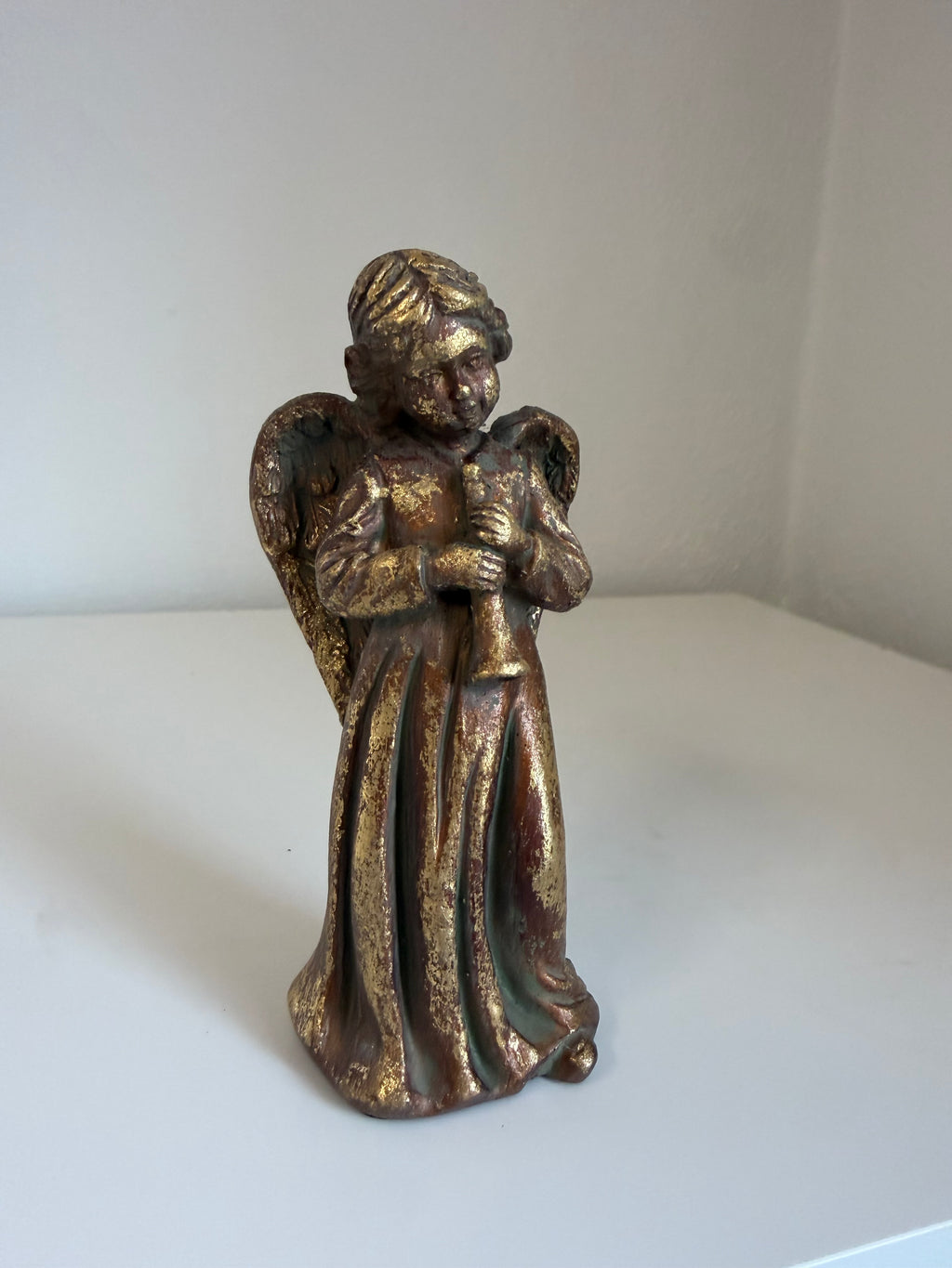 Bombay Company Gold Gilding Angel Candle Holder