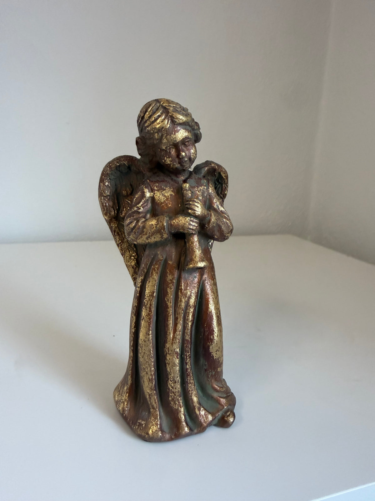 Bombay Company Gold Gilding Angel Candle Holder