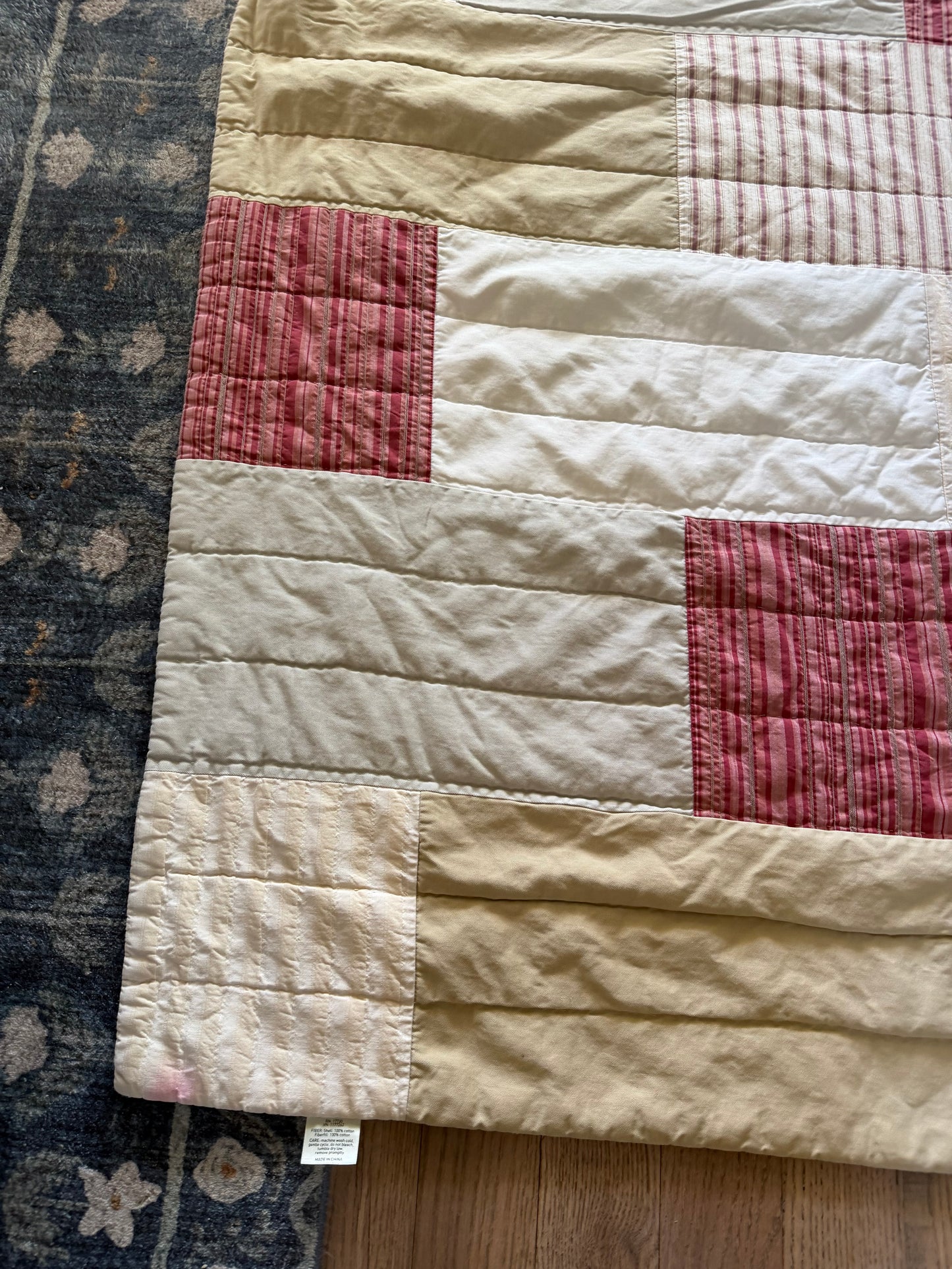 Queen Woolrich Quilt as is