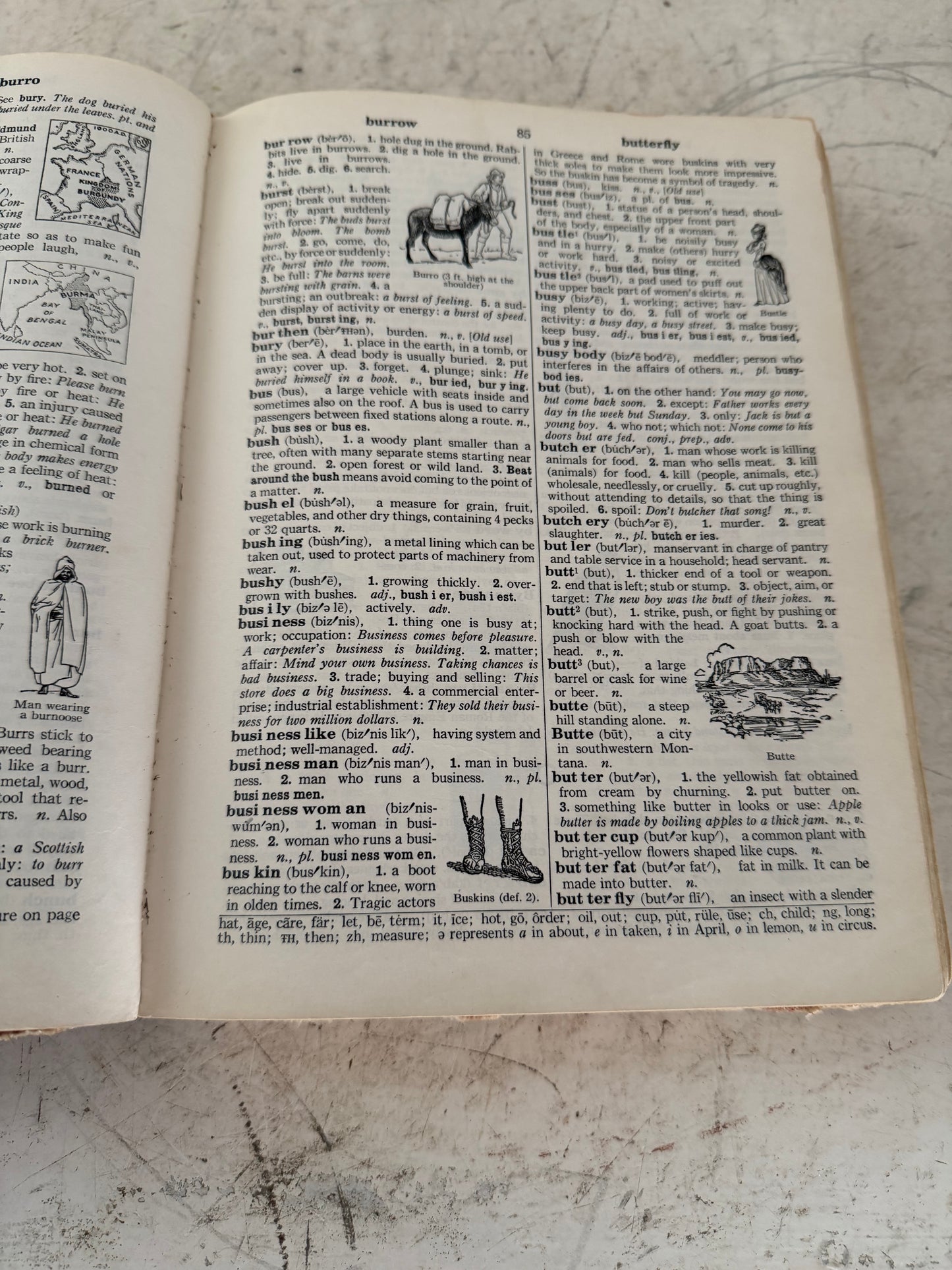 Thorndike + Barnhart Junior Dictionary (1962, Hardcover)