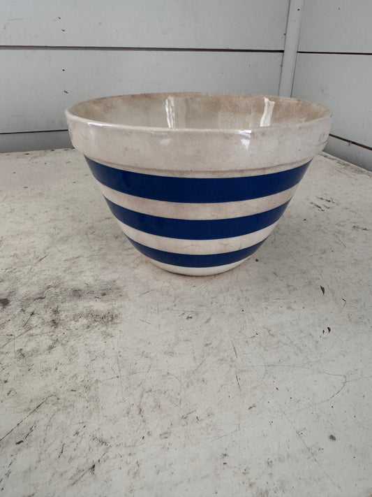 Early Cornishware Pudding Bowl