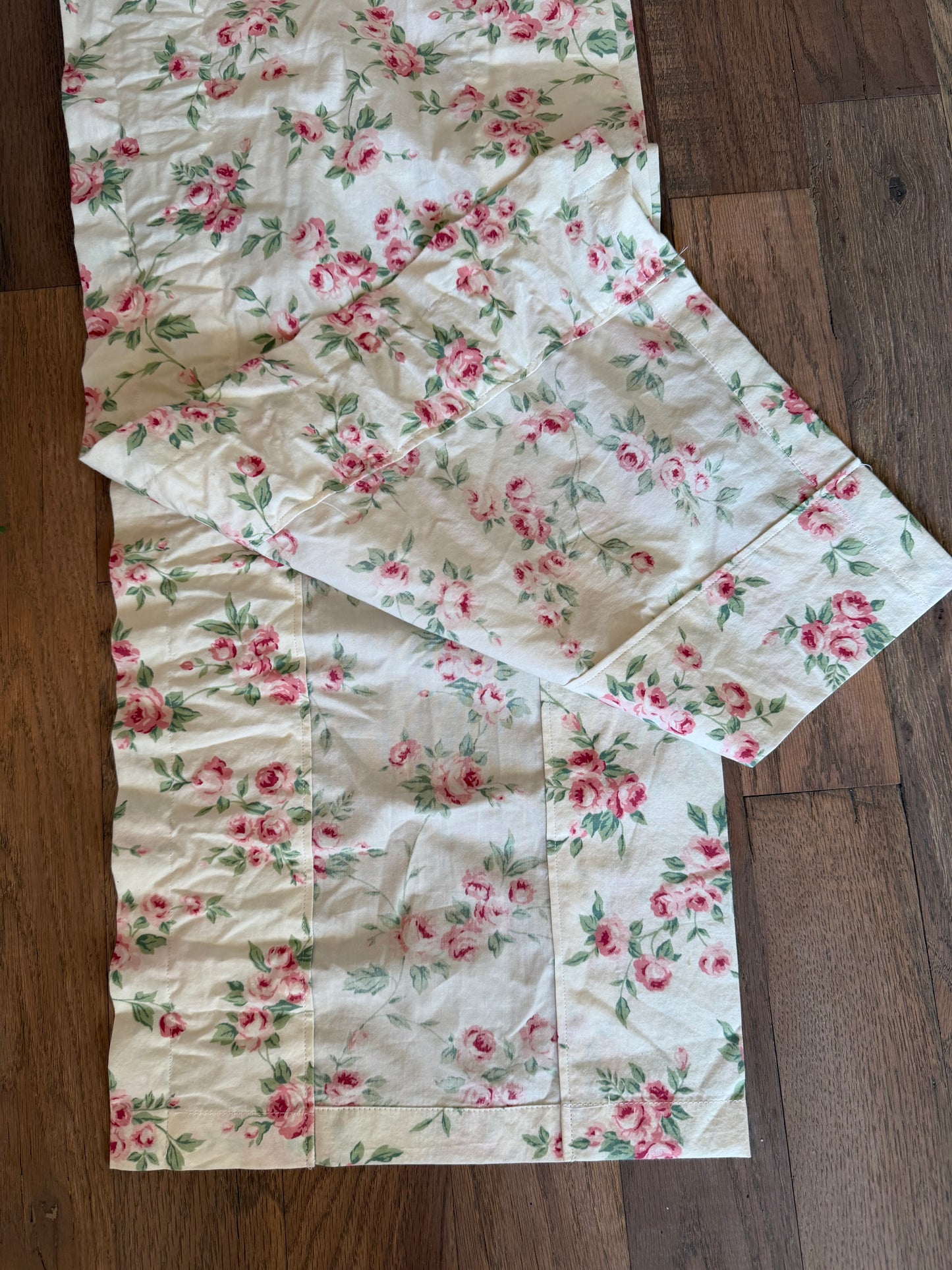 Long Floral Table Runner / Valance 129”