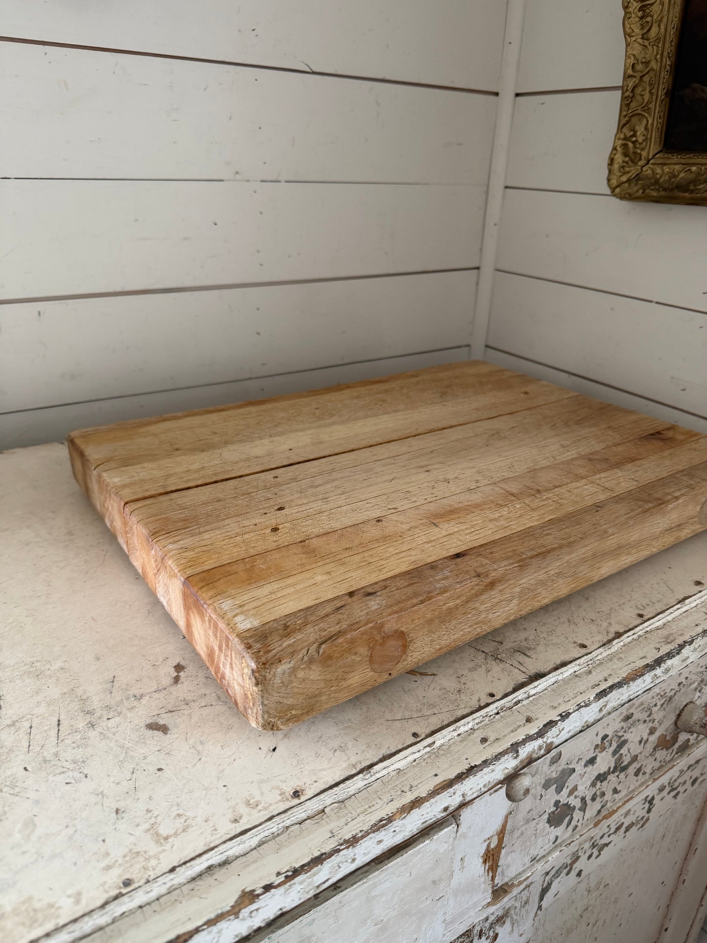 Chunky cutting board will get repaired sanded and oiled